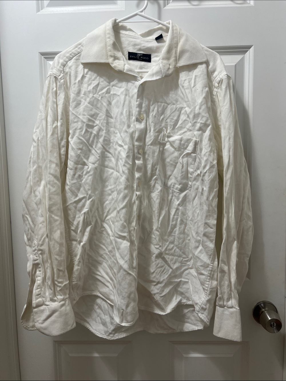 Men’s Ivory Dress Shirt